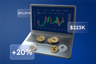 Technology visualization of an AI automated trading system on Worthmerald